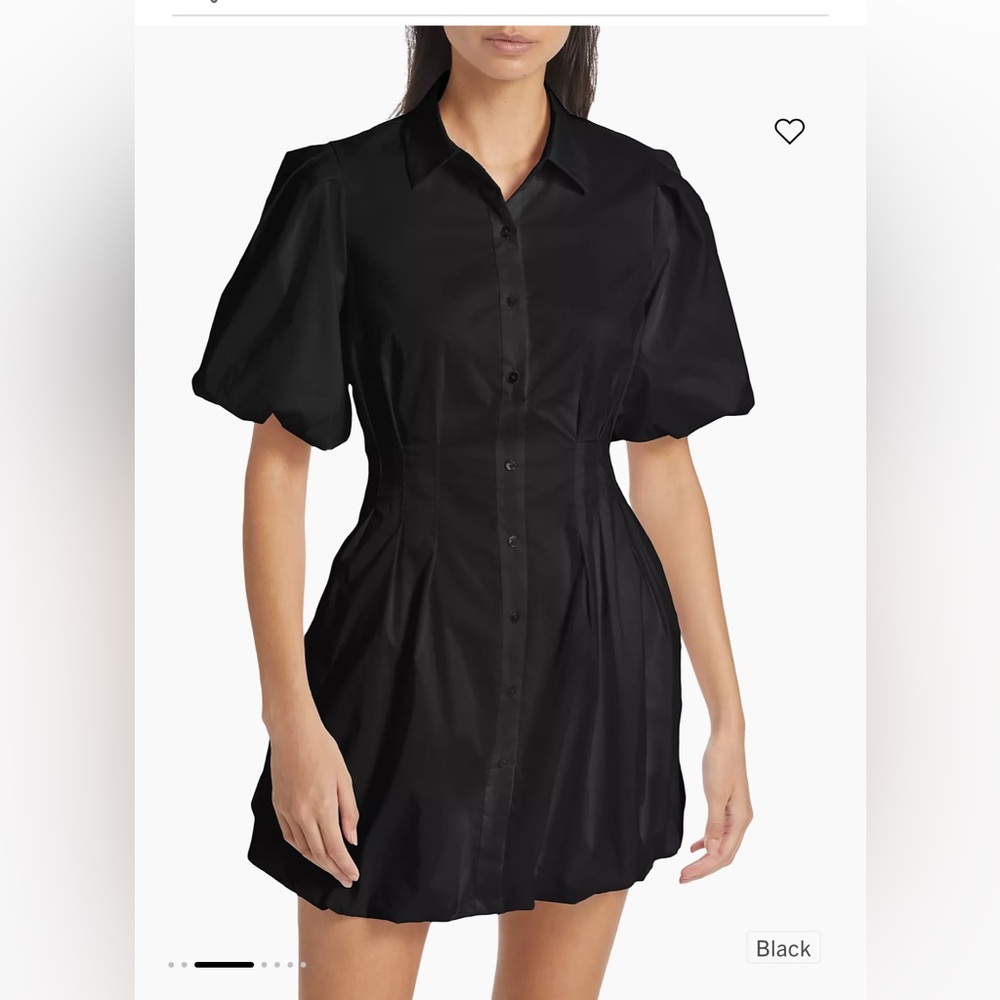 NWT-never worn! SIMKHAI Cleo Puff Sleeve Bubble Hem dress. Size 4